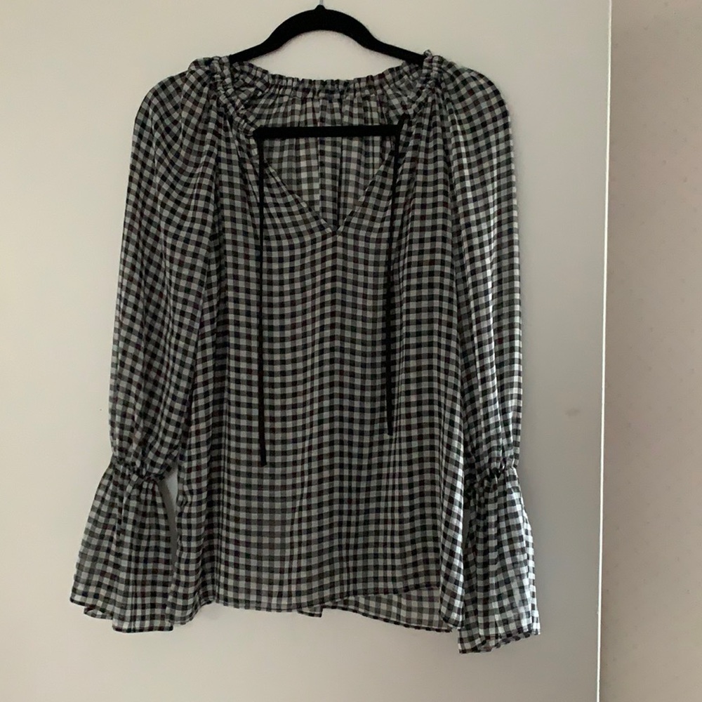 Gingham blouse